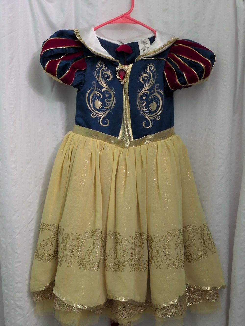 Walt Disney World Bibbidi Bobbidi Boutique Snow White Princess Dress Size 5/6